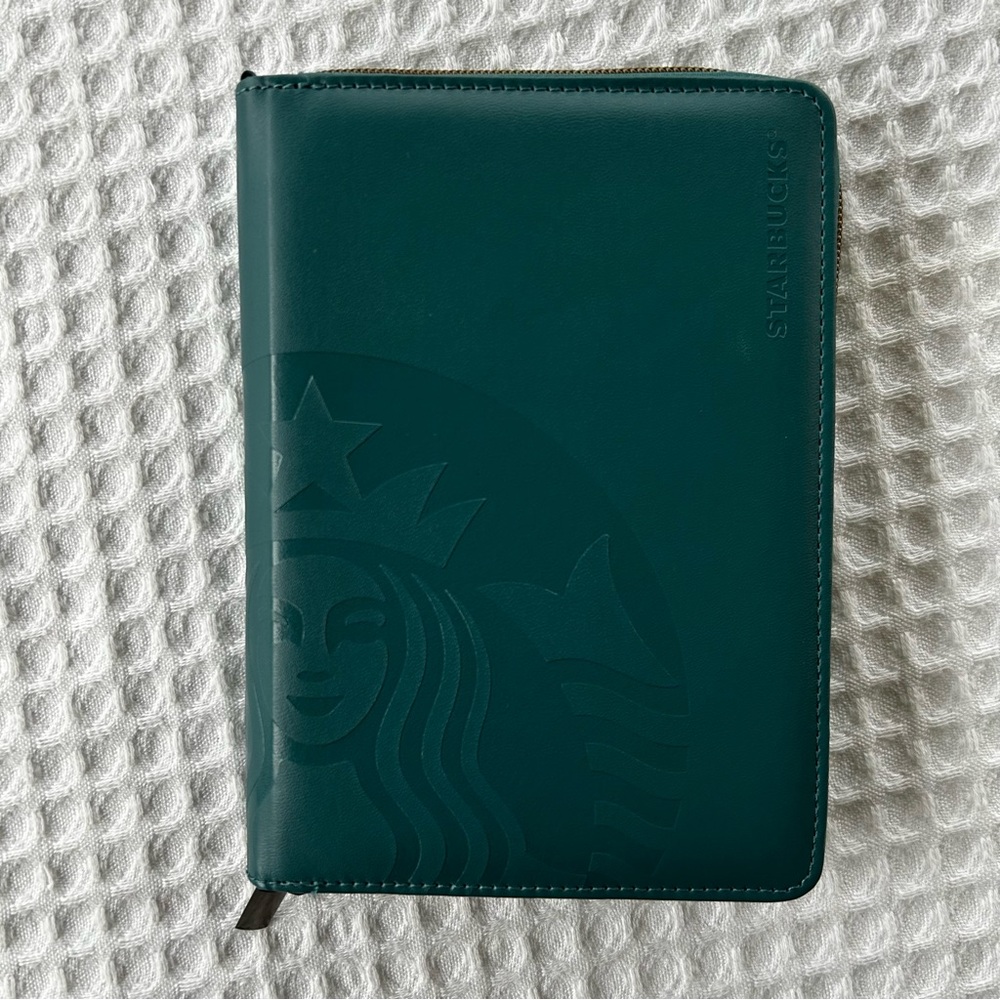 Starbucks 2019 Travel Organizer Dark Teal Phillipines Notebook